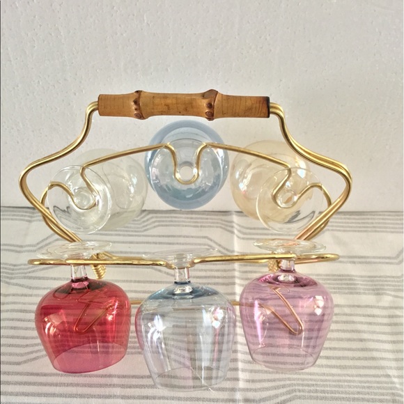 MID-CENTURY Other - MID-CENTURY BARWARE CONGNAC SNIFTERS